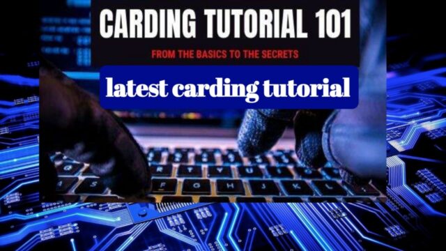 All in one Carding tutorial for Beginners [Full Course]